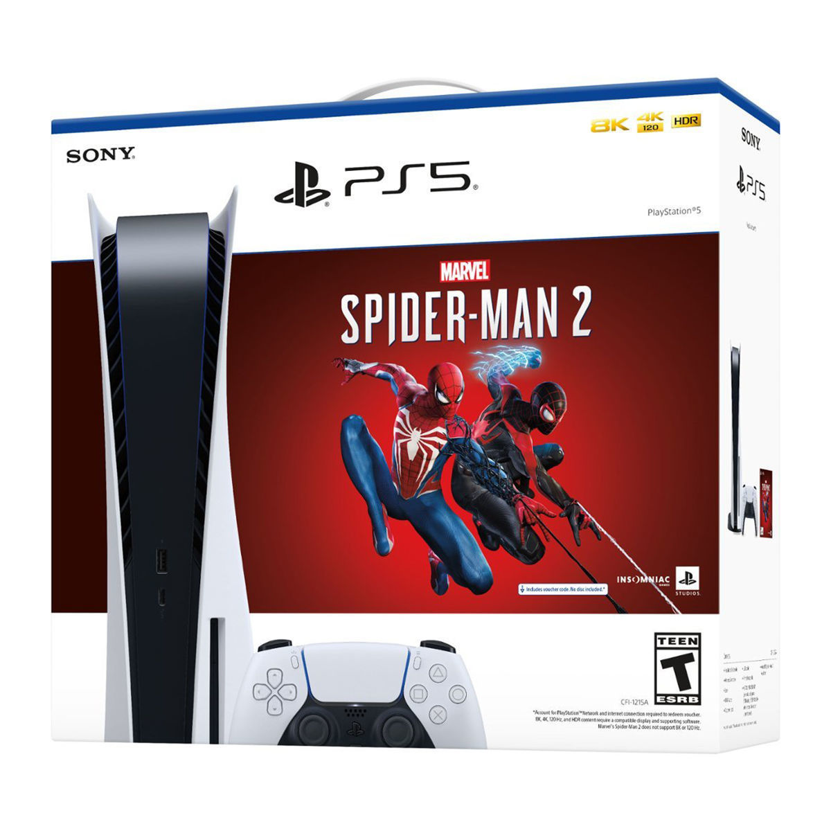 Consola Sony Playstation 5 Slim Standard PS5 1TB Spiderman 2 — ZonaTecno