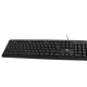 Teclado con cable USB Xtech XTK-092S negro